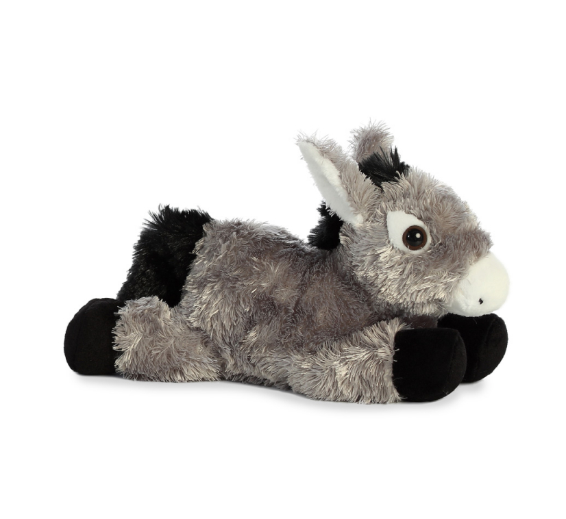  plush grey donkey 20 cm 